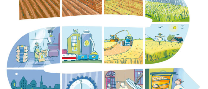 Wimmelbild Illustration Anke Sebening